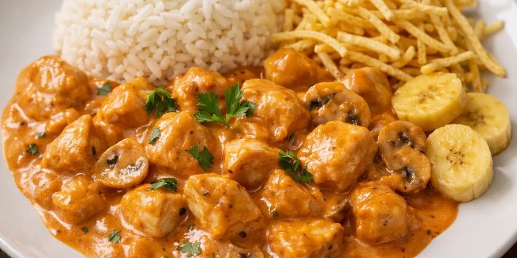 Estrogonofe de Frango Cremoso (Receita Caseira Fácil)