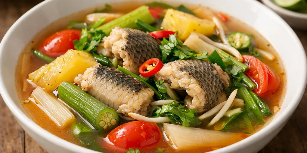 Canh chua cá lóc (miền Nam) — Canh chua ngọt mát, dễ nấu